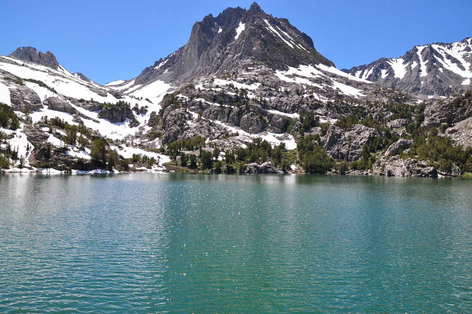 Fifth Lake and Two Eagle Peak in the North Fork basin
