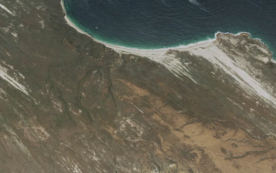 Aerial view centered on SAN MIGUEL ISLAND