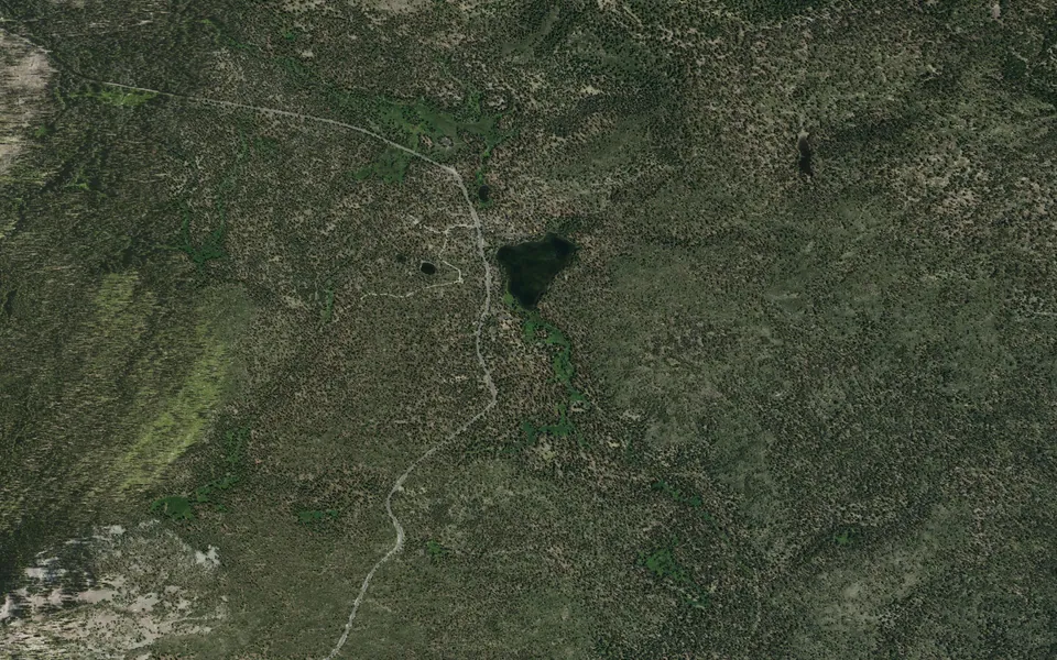 Aerial view centered on SUMMIT LAKE SOUTH