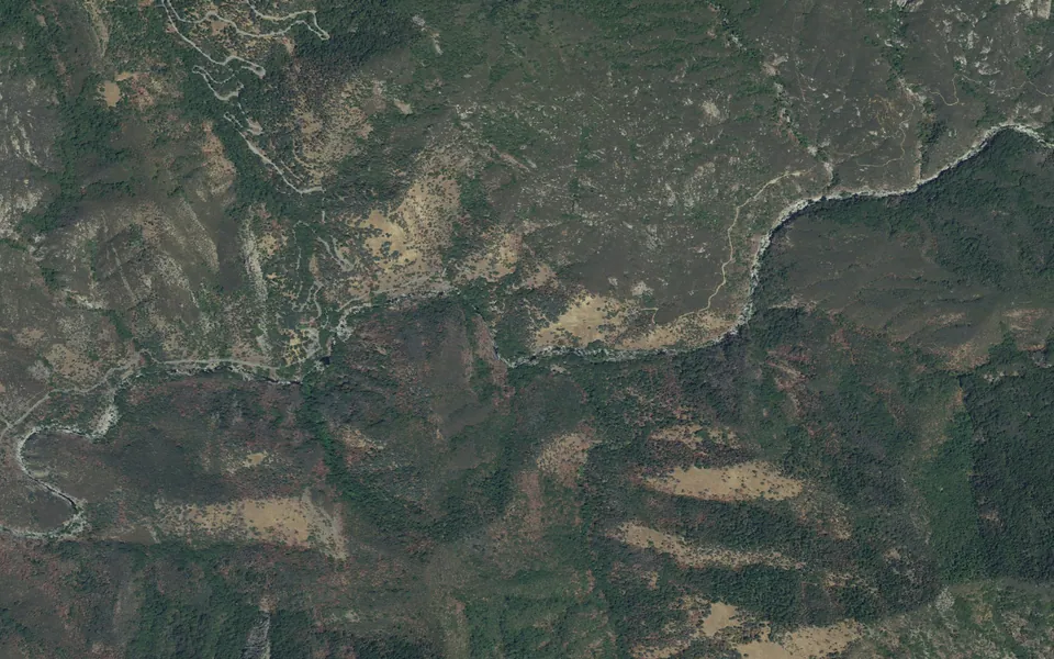 Aerial view centered on BUCKEYE FLAT CAMPGROUND