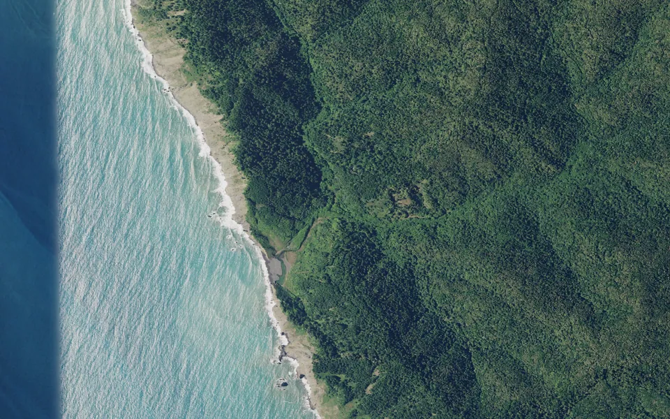 Aerial view centered on Wheeler Camp