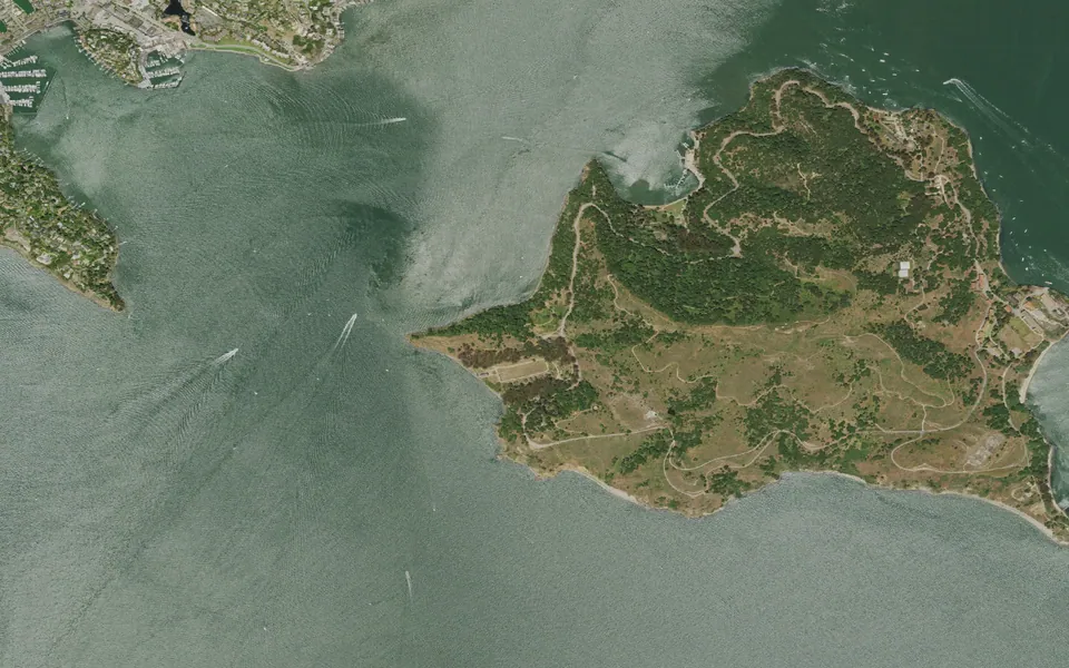 Aerial view centered on Accessible
