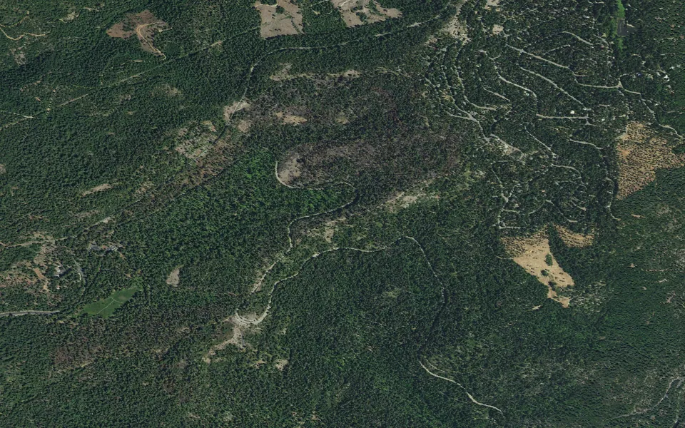 Aerial view centered on Memorial Parkway Environmental Camp Area