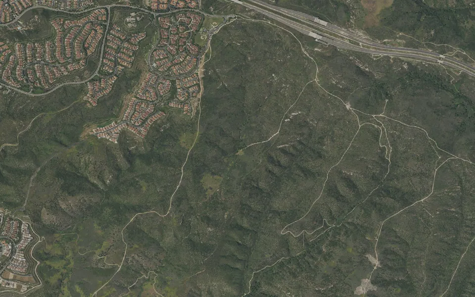 Aerial view centered on Deer Canyon EC