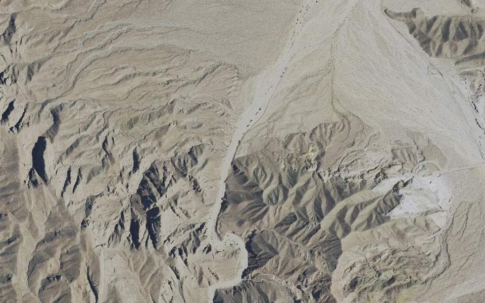 Aerial view centered on Fish Creek