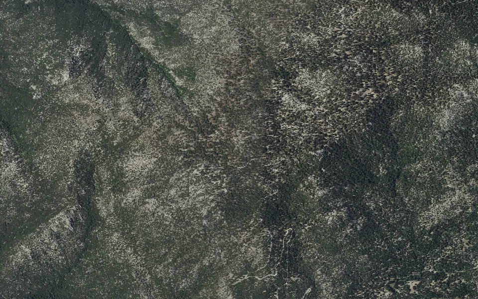 Aerial view centered on Boulder Basin