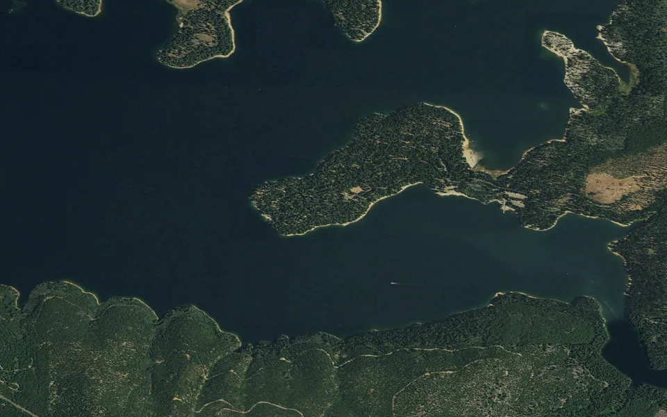 Aerial view centered on Sunset-Union Valley