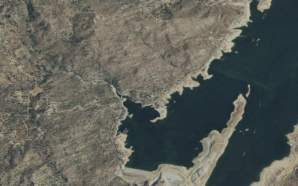 Aerial view centered on French Gulch