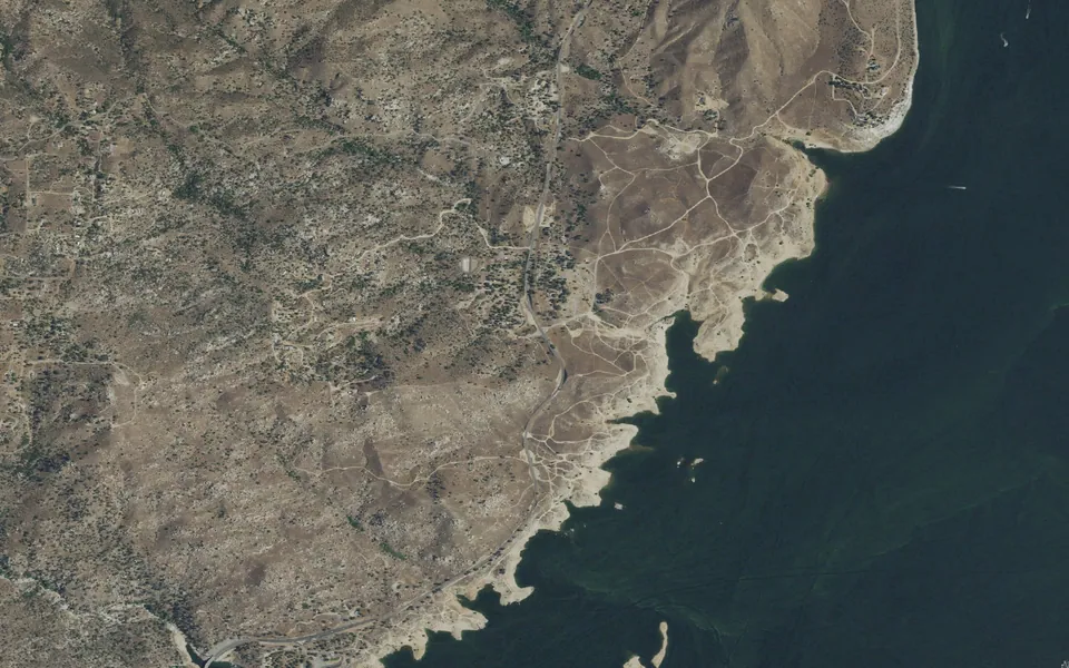 Aerial view centered on Hungry Gulch