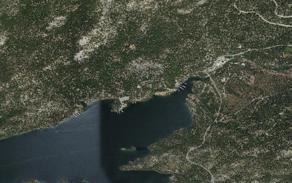 Aerial view centered on College