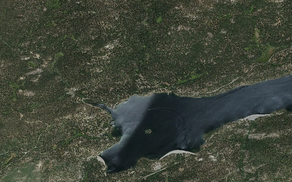 Aerial view centered on Lower Billy Creek