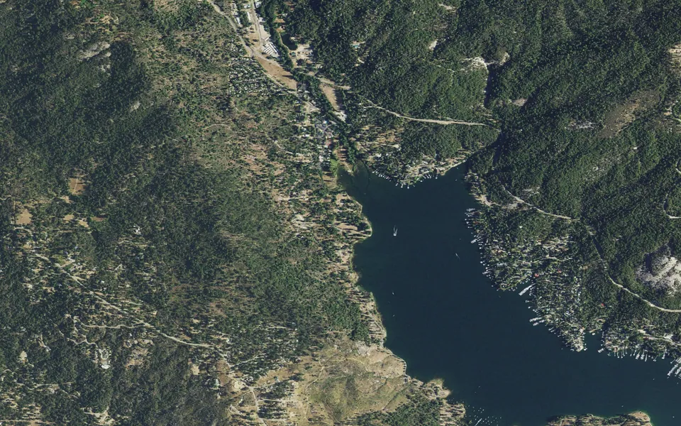 Aerial view centered on Recreation Point