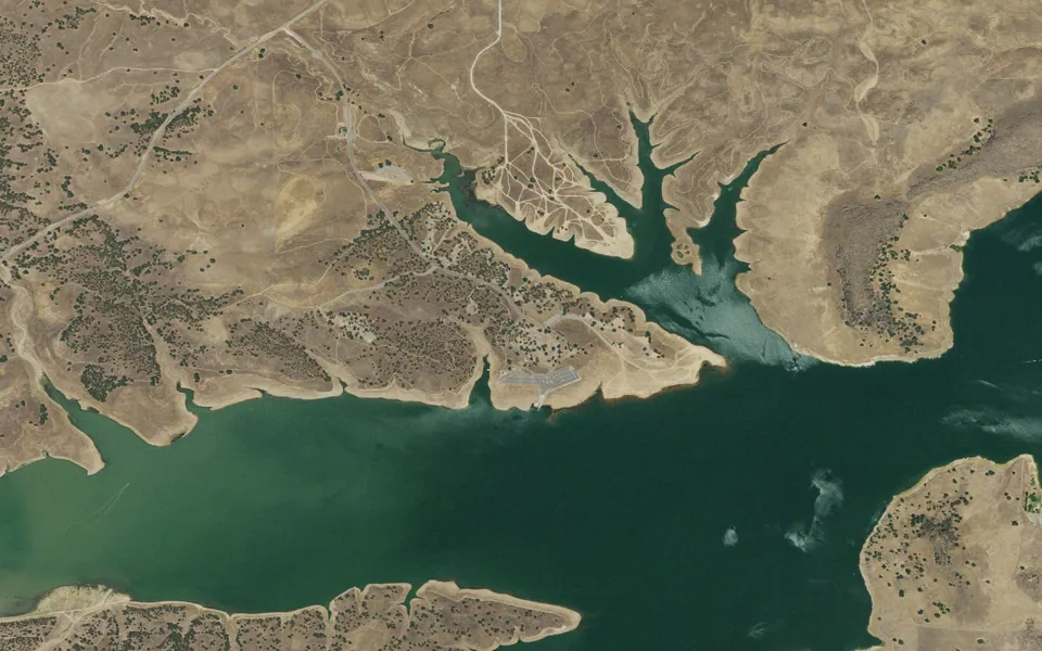 Aerial view centered on Buckhorn
