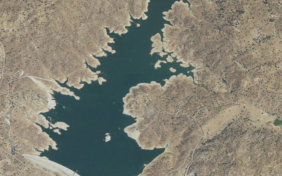Aerial view centered on Buck Ridge