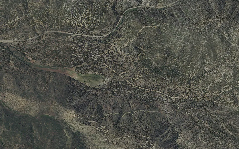 Aerial view centered on Wild Horse Equestrian Family