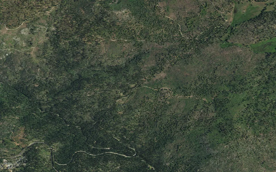 Aerial view centered on Dimond O
