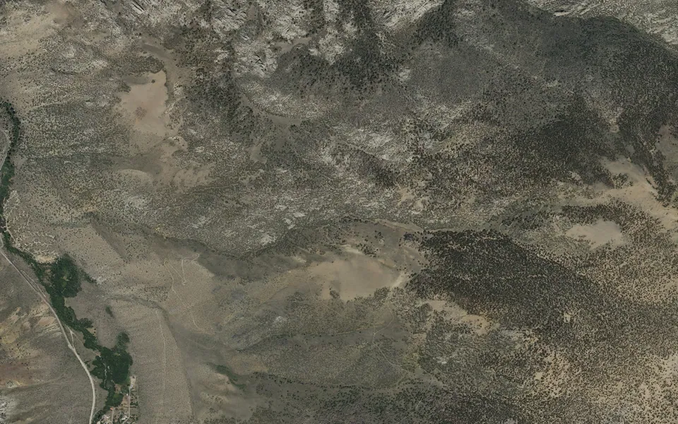 Aerial view centered on Four Jeffrey