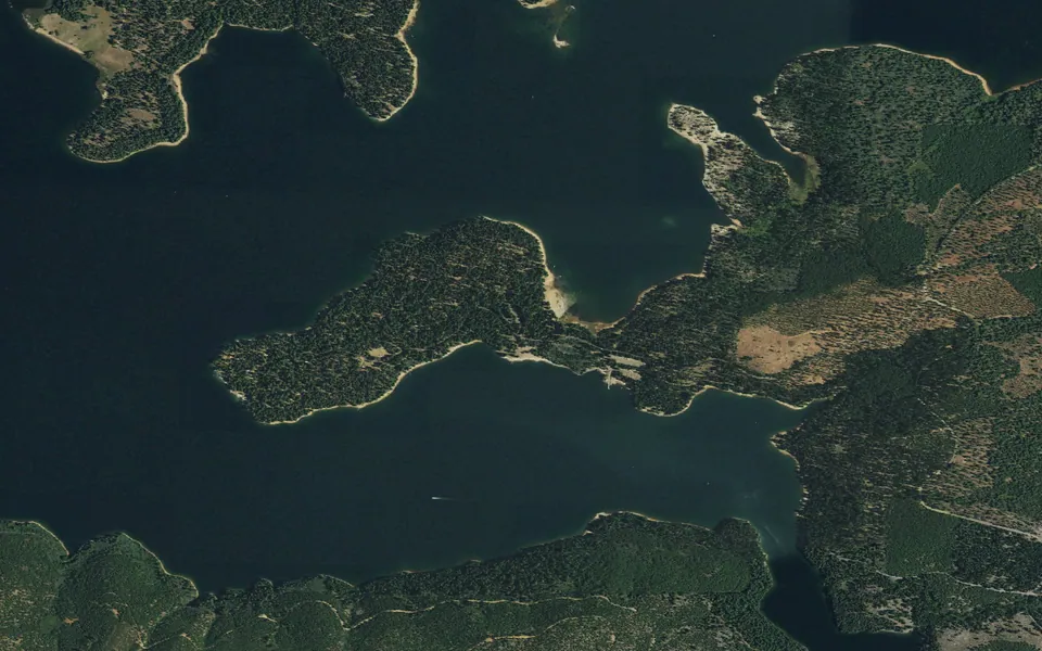 Aerial view centered on Fashoda