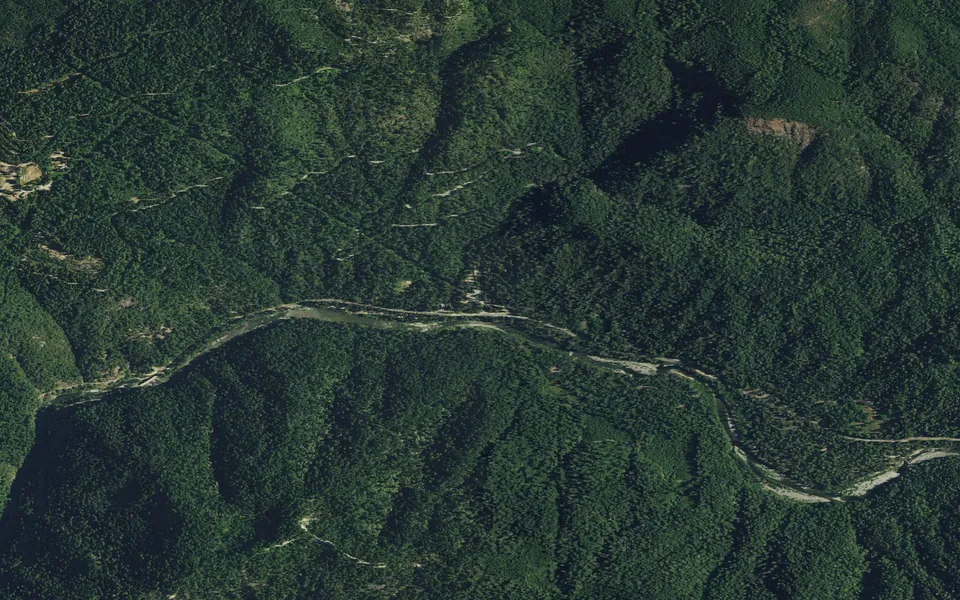 Aerial view centered on Cal-Ida