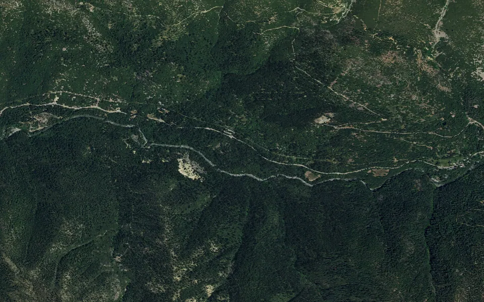Aerial view centered on Loganville