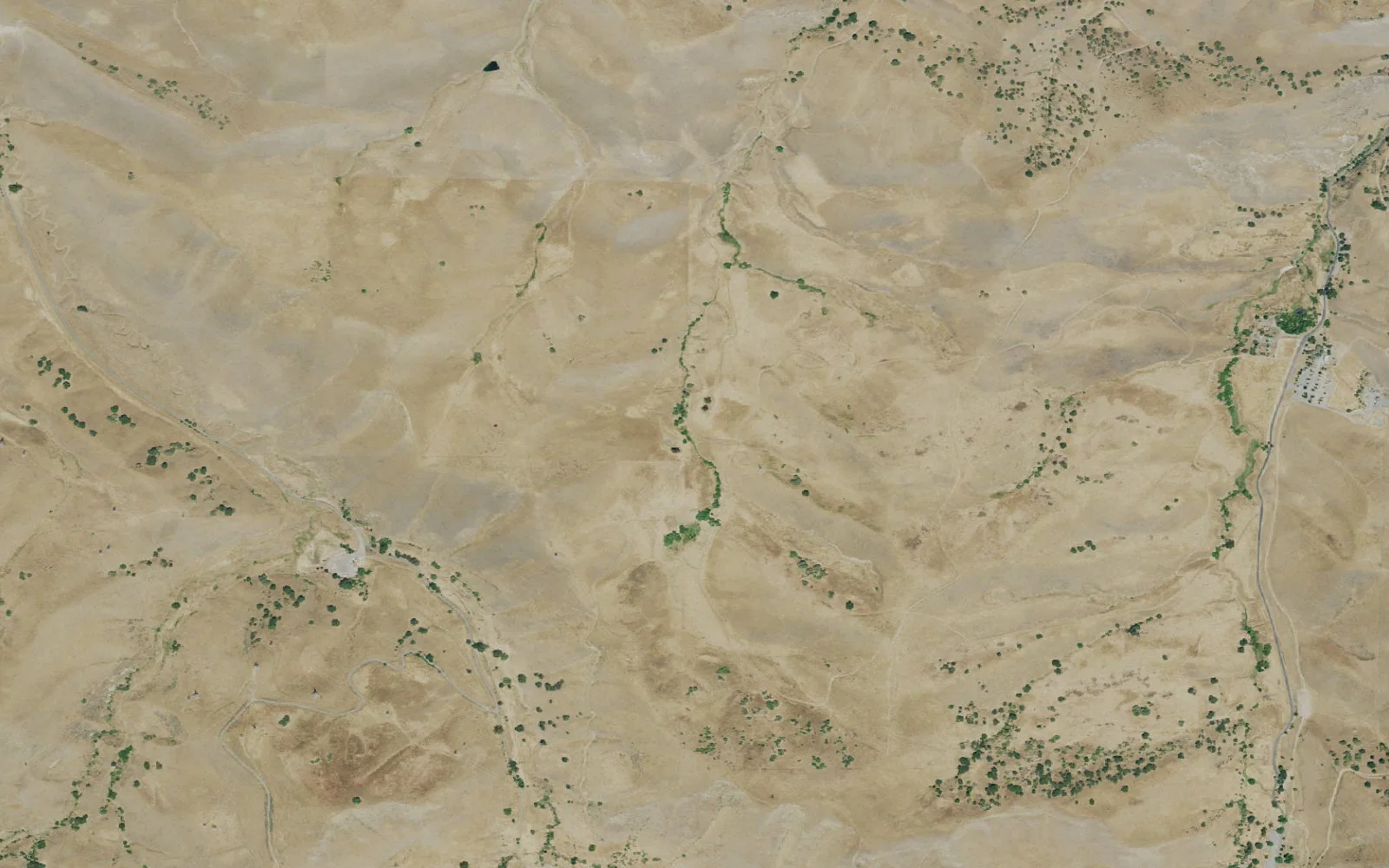 Aerial view centered on Stewartville Backpack Camp