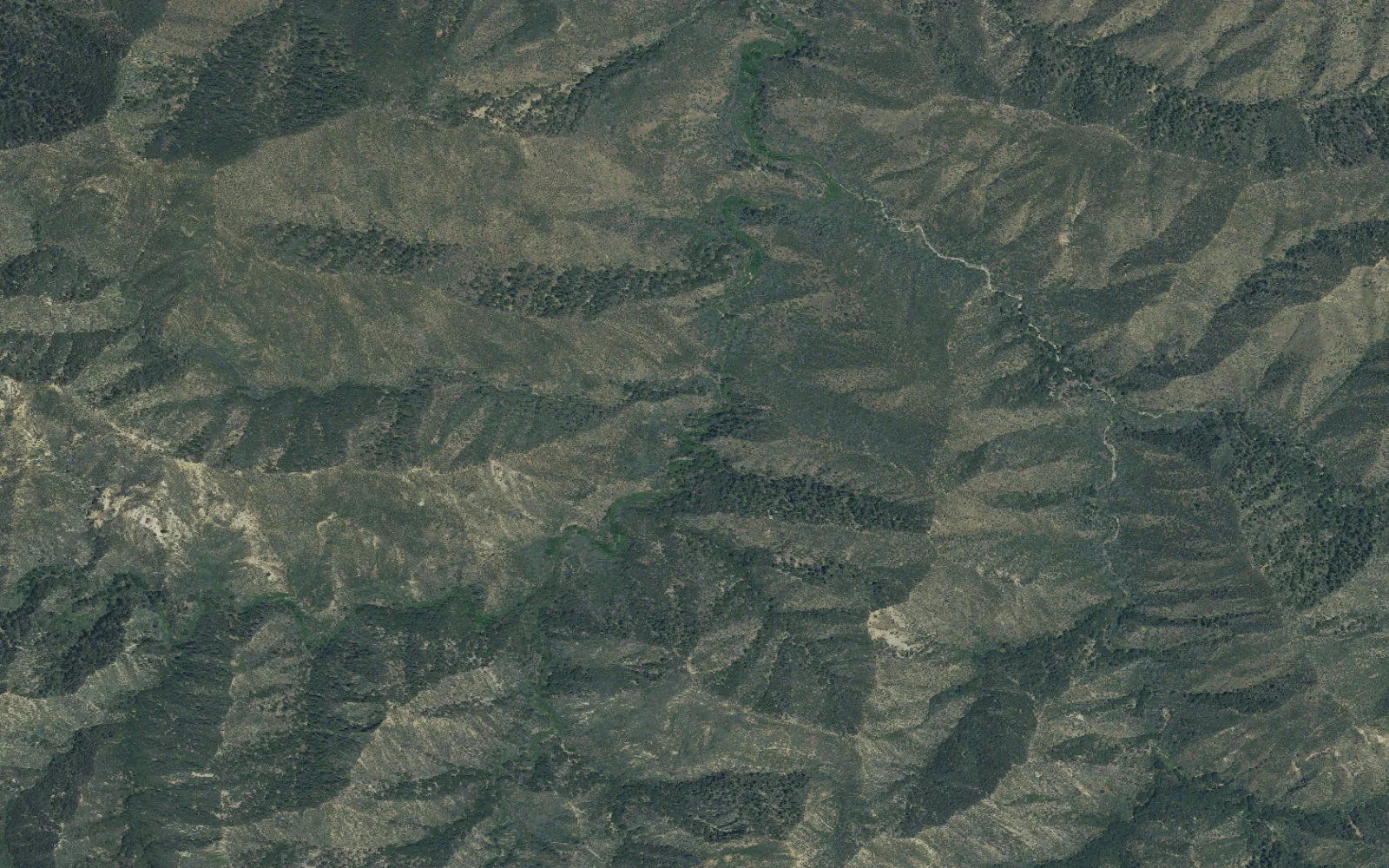 Aerial view centered on Madulce Camp