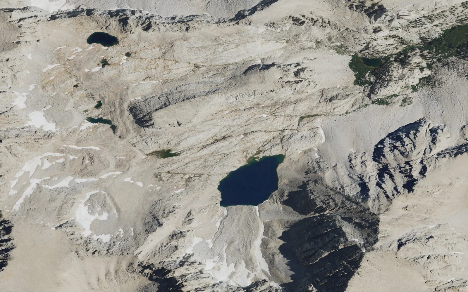 Aerial view centered on Outpost Camp