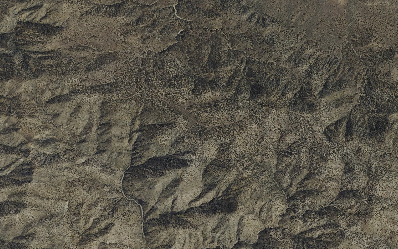 Aerial view centered on Black Rock Zone camp area