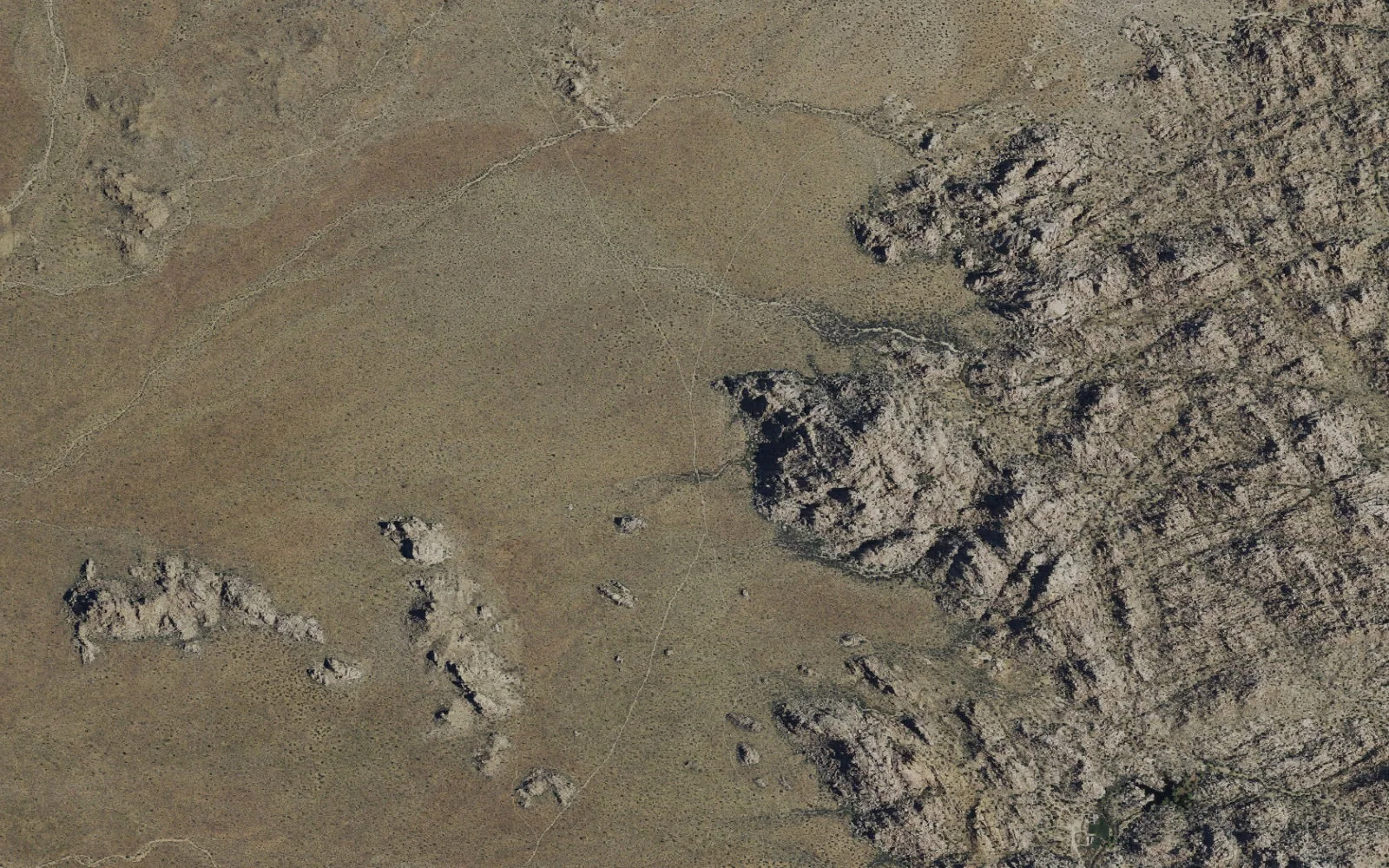 Aerial view centered on Boy Scout Trail Campsite 15 camp area