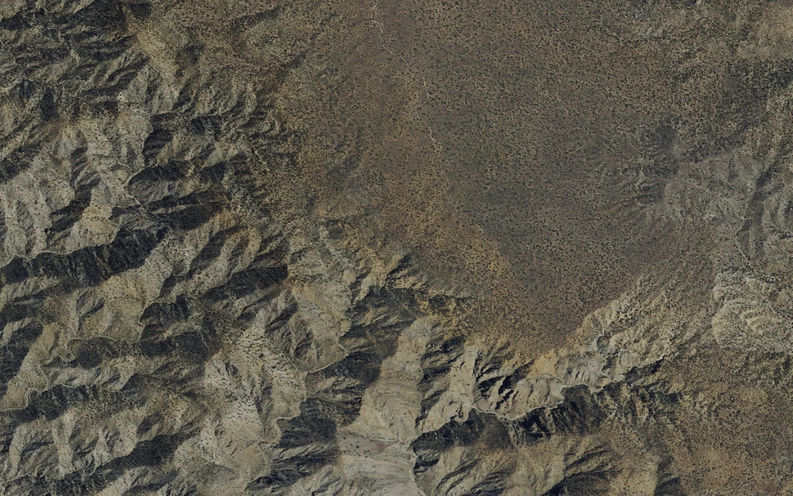 Aerial view centered on Covington Zone camp area