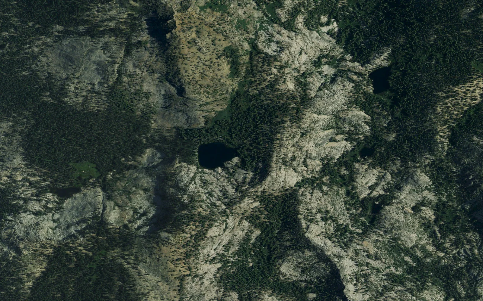Aerial view centered on Phipps camp area