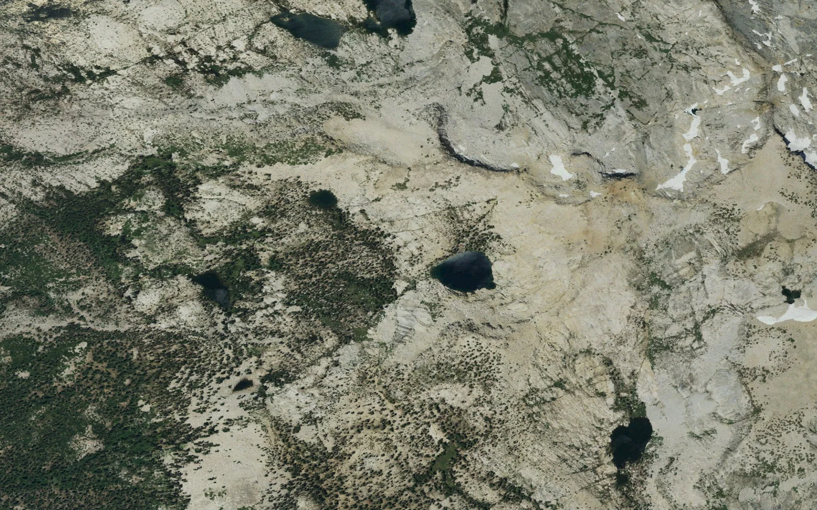 Aerial view centered on Smith camp area
