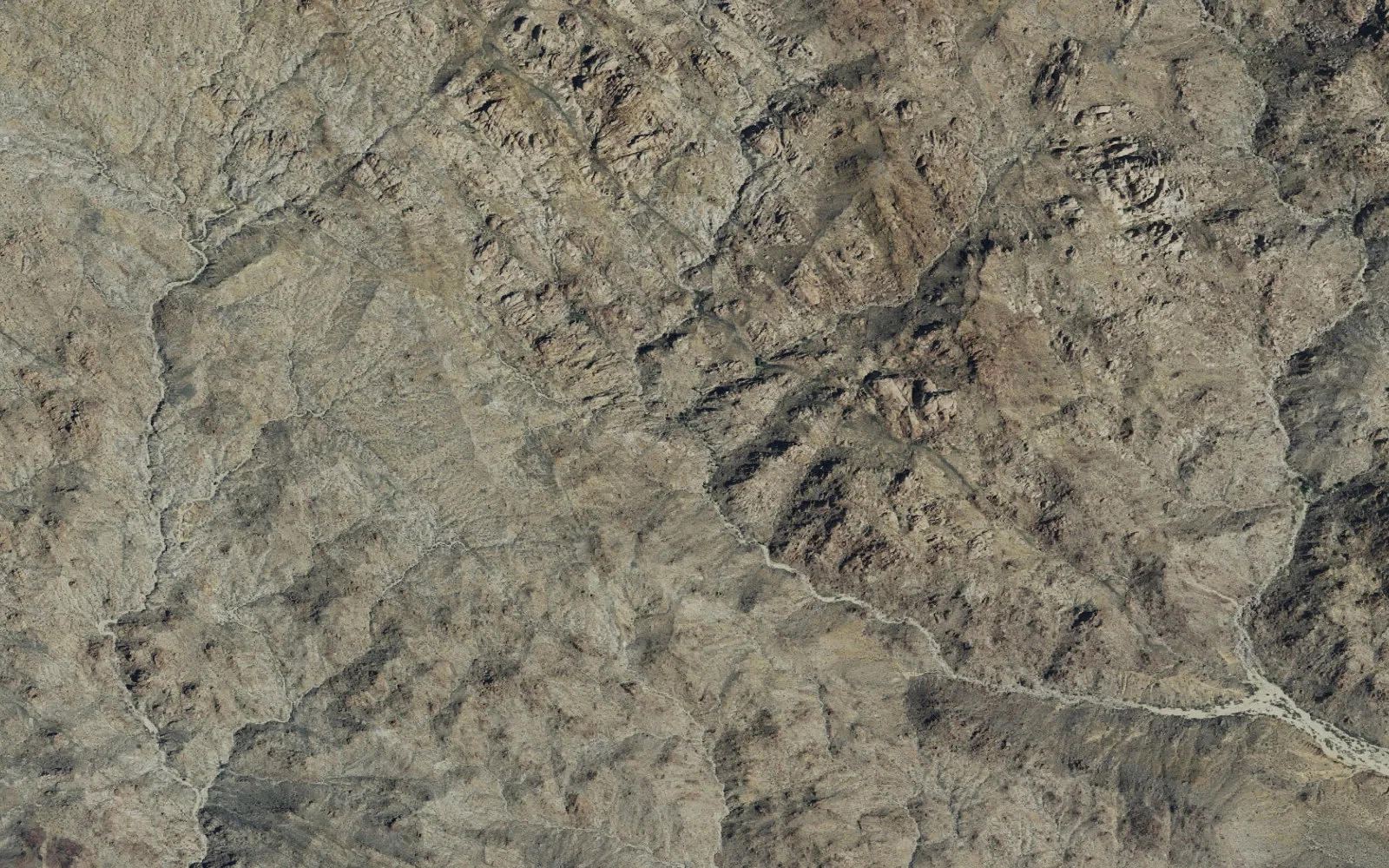 Aerial view centered on East Zone camp area