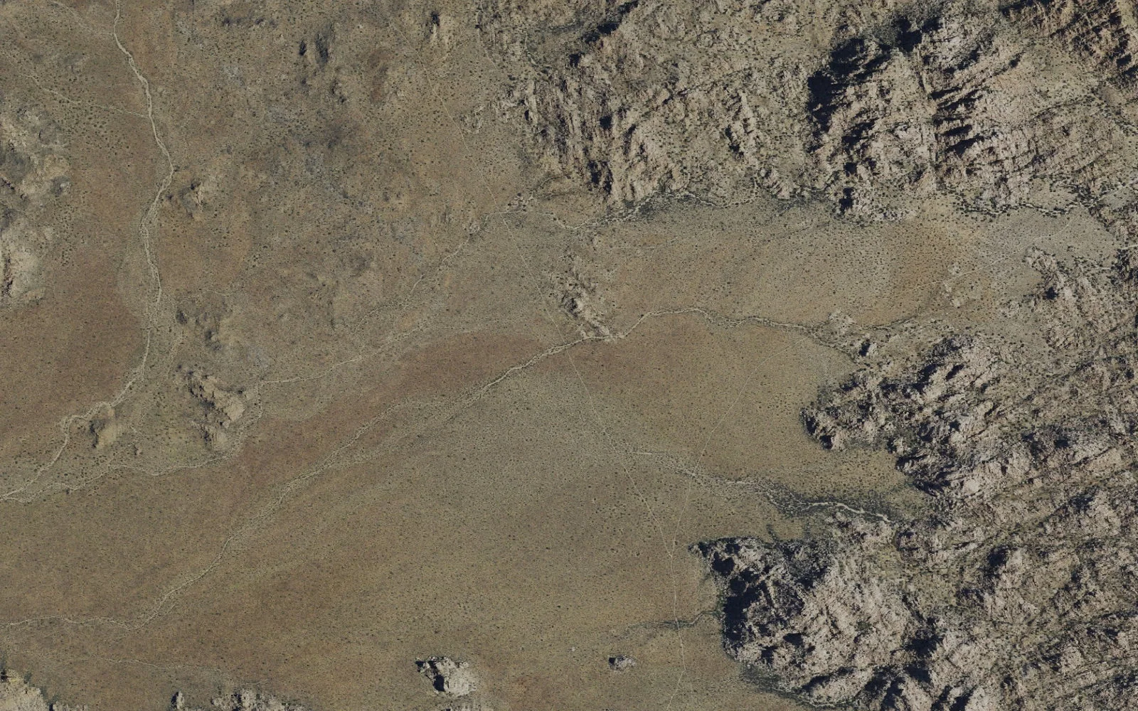 Aerial view centered on Boy Scout Trail Campsite 14 camp area