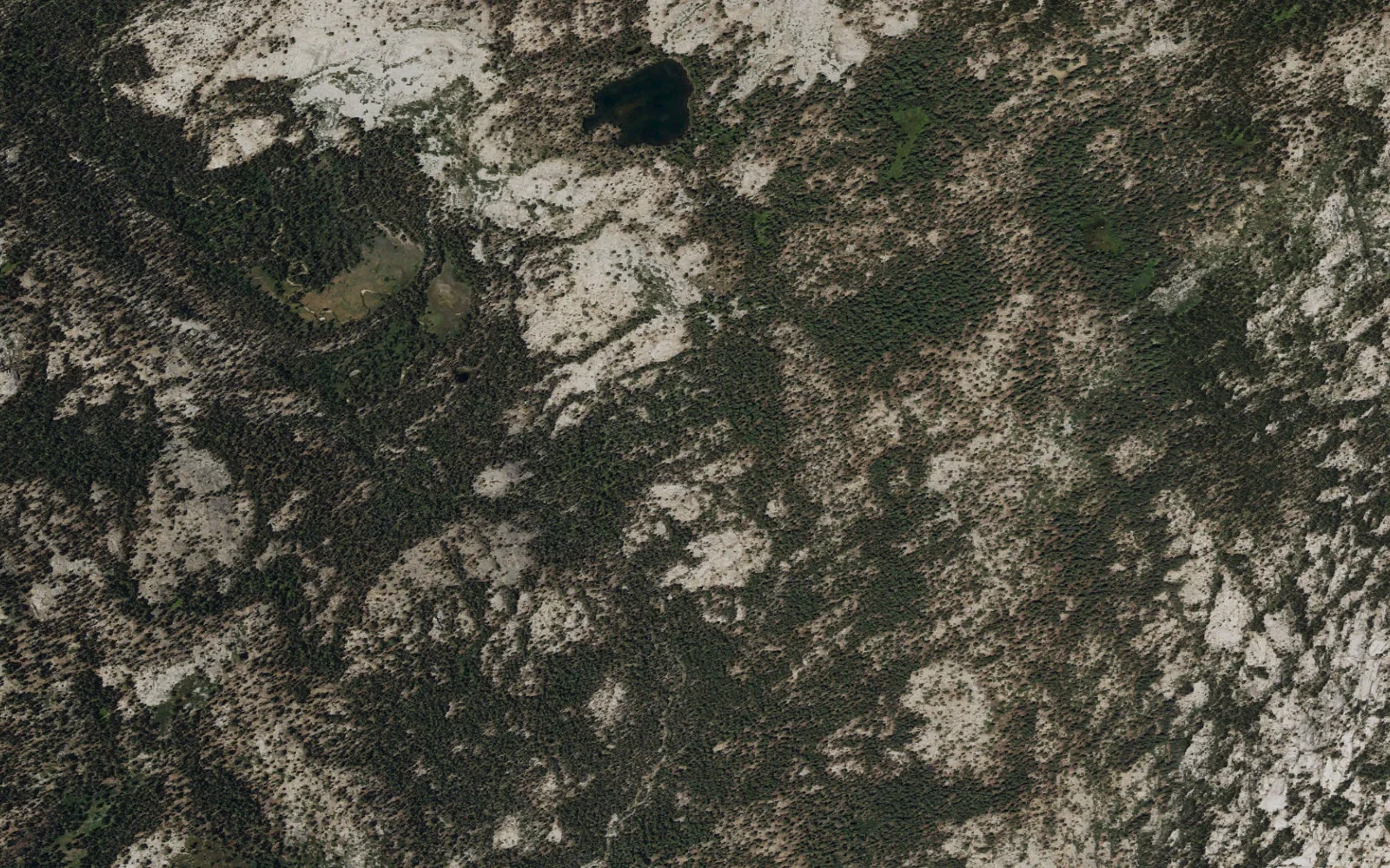 Aerial view centered on Gravely Ford camp area