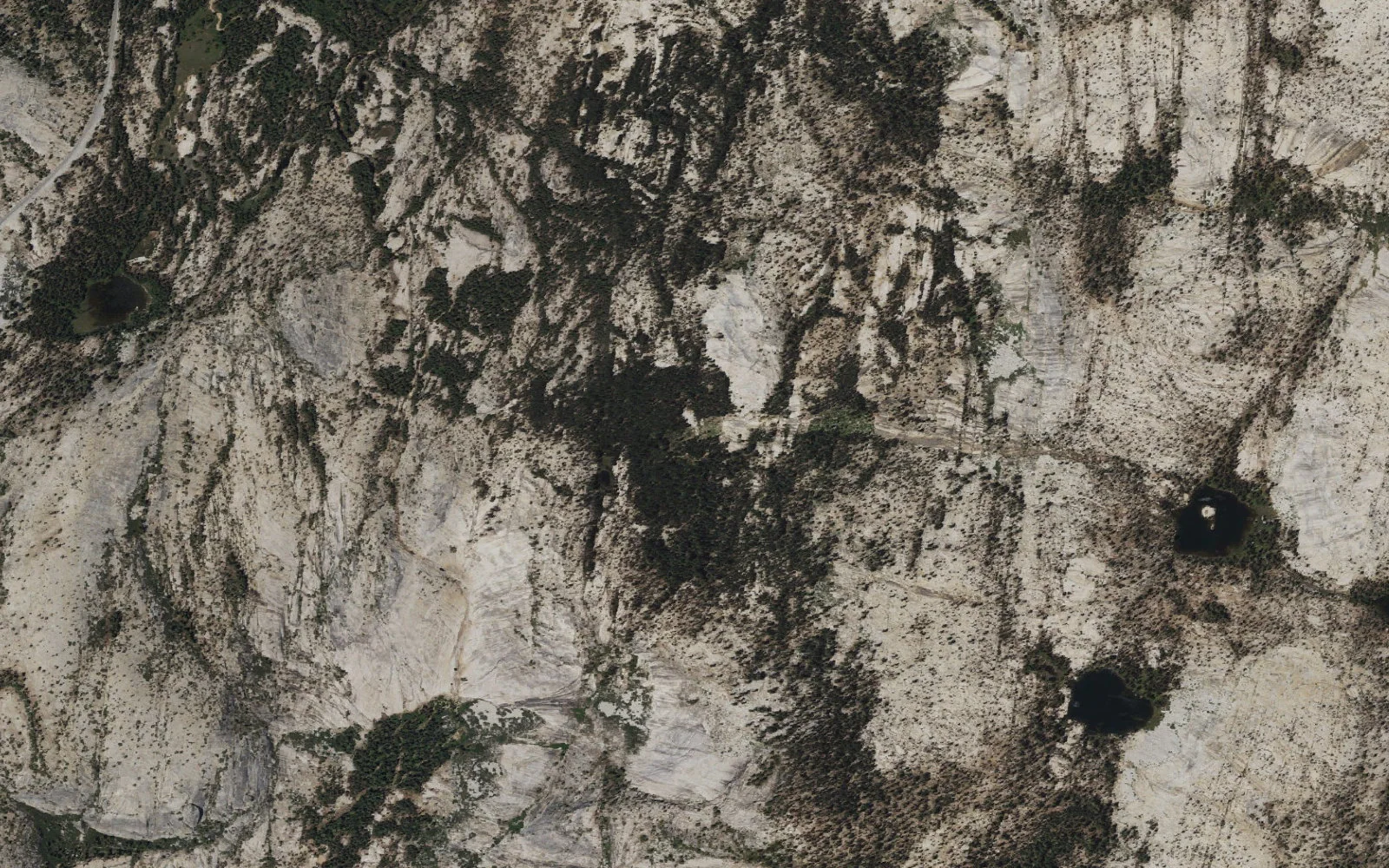 Aerial view centered on Mildred Lake camp area