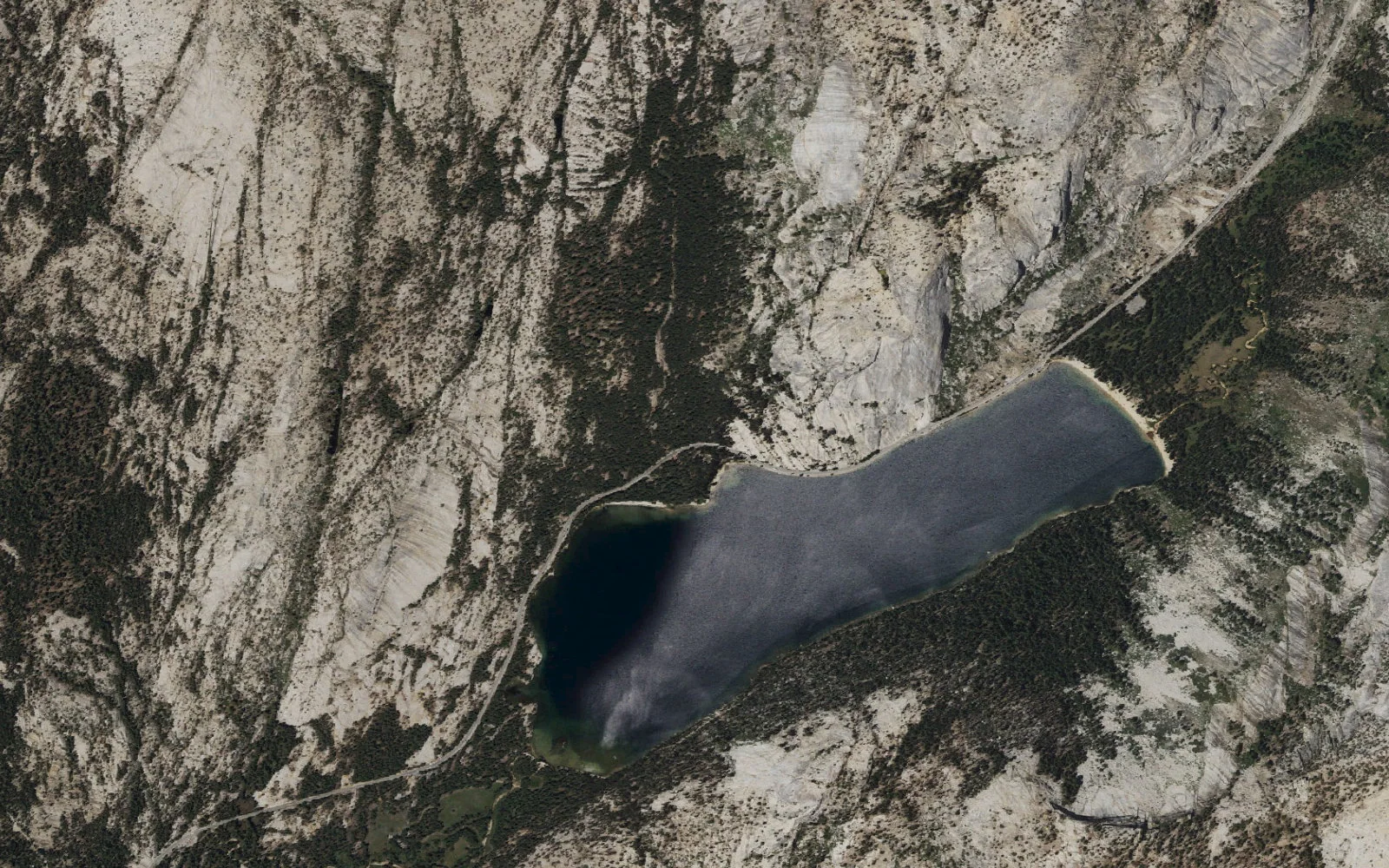 Aerial view centered on Murphy Creek Trailhead