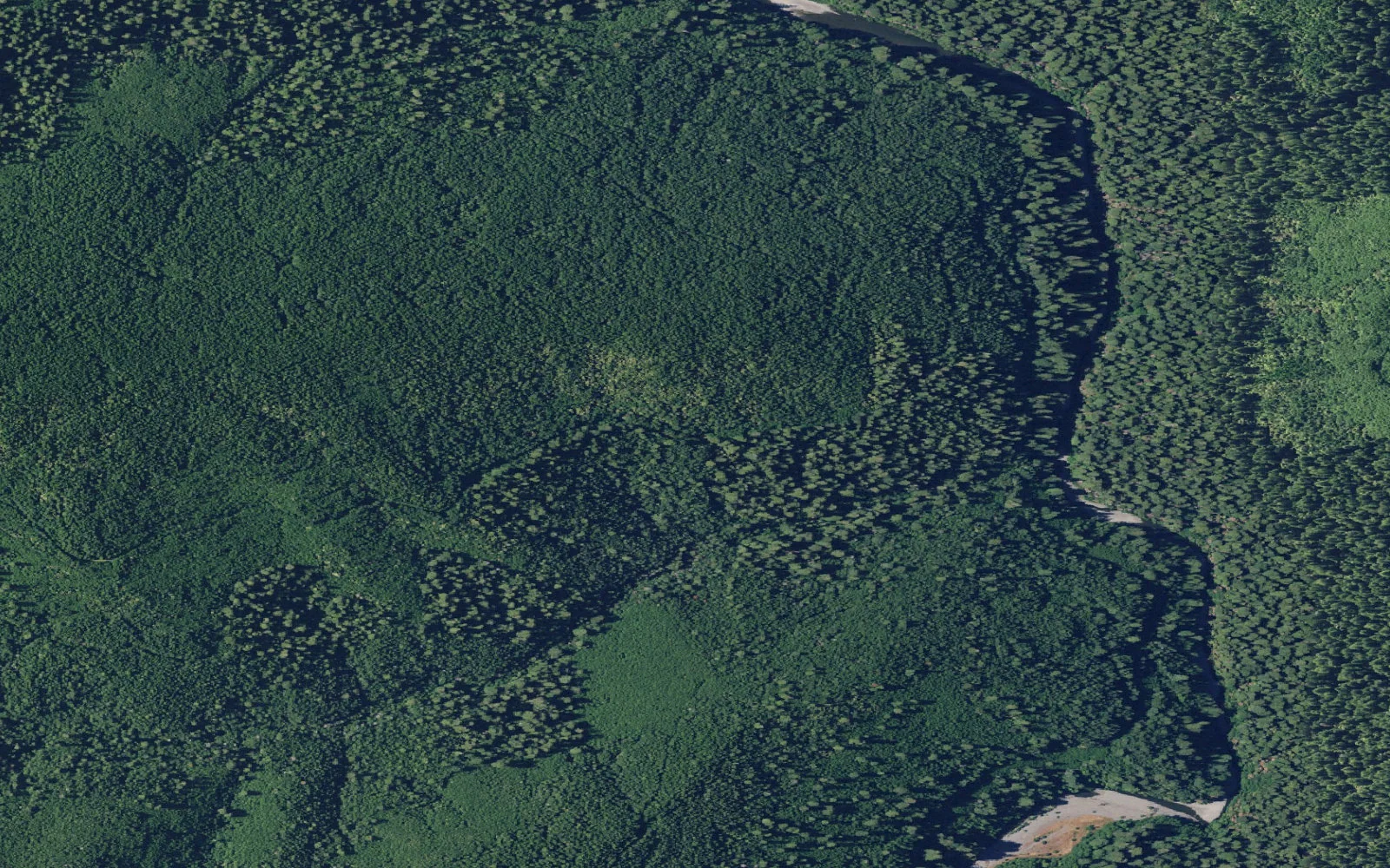 Aerial view centered on 44 Camp
