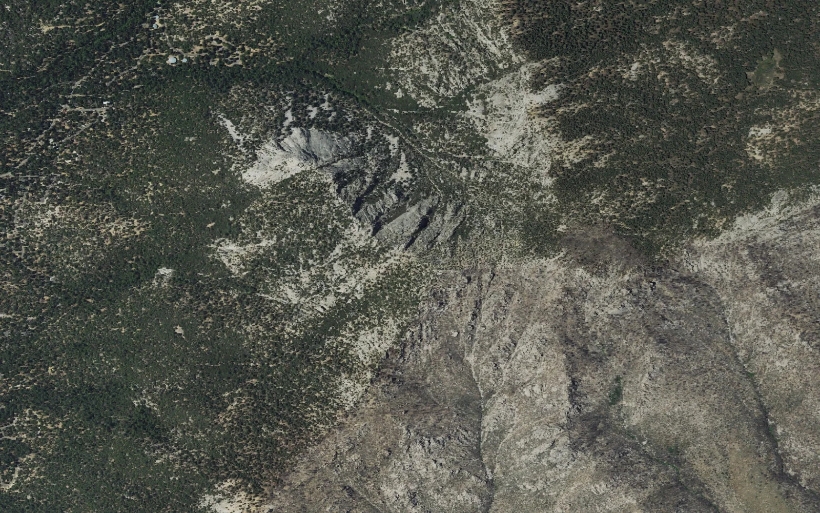 Aerial view centered on Humber Park Trailhead