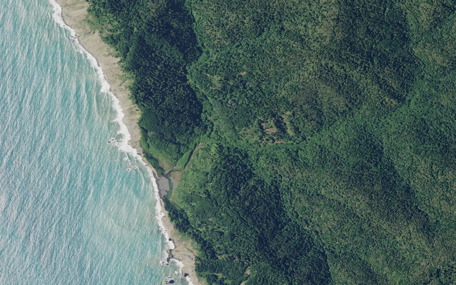 Aerial view centered on Wheeler Camp