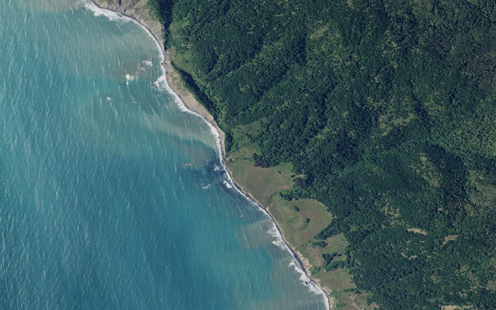 Aerial view centered on Needle Rock Trailhead