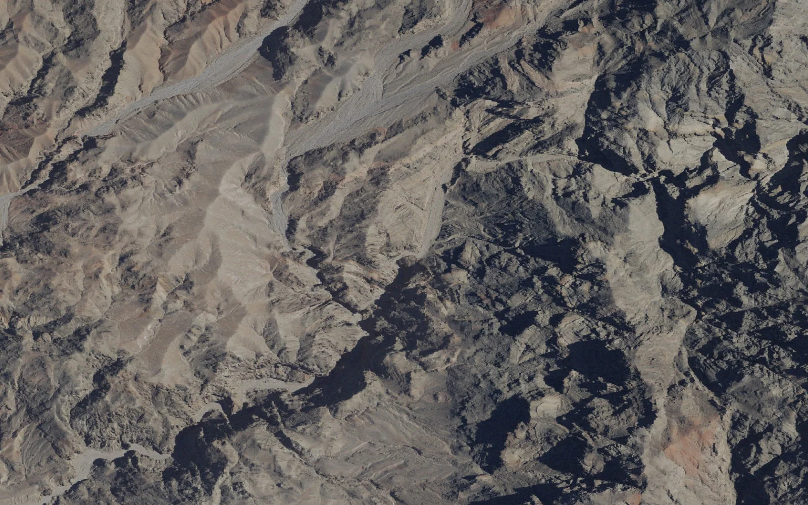 Aerial view centered on Fall Canyon Upper Backcountry Zone camp area