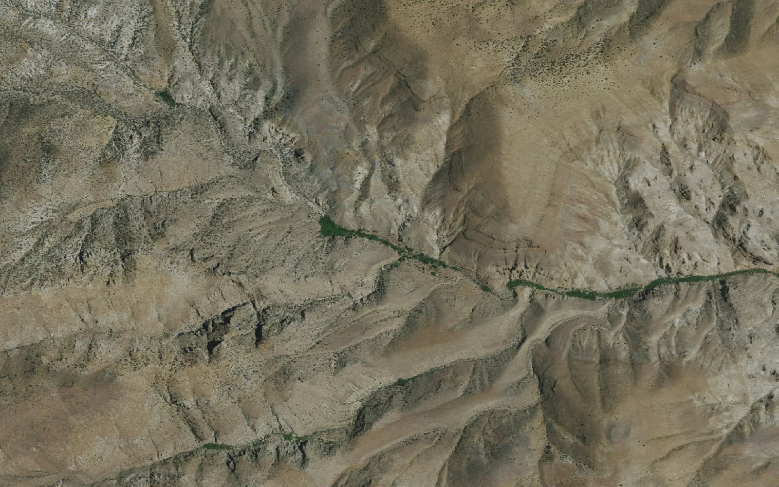 Aerial view centered on Hungry Bill's Ranch Lower Backcountry Zone camp area