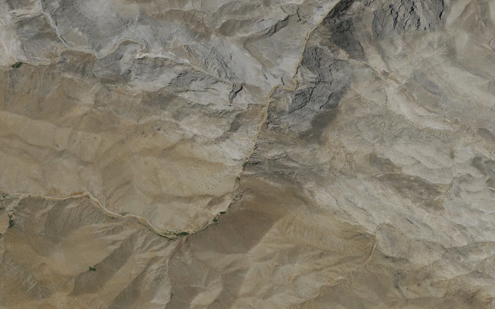 Aerial view centered on Marble Canyon Permit Zone camp area