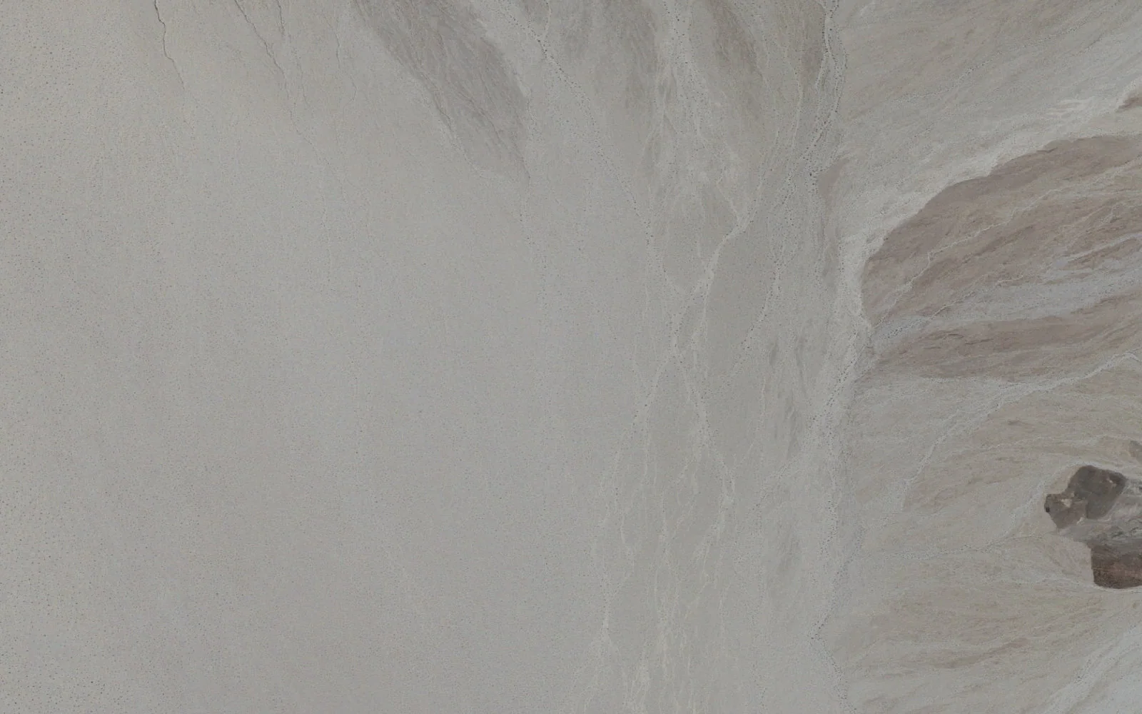 Aerial view centered on Panamint Dunes Lower Backcountry Zone camp area