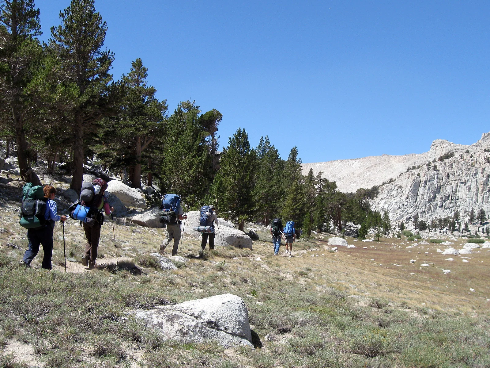 Cottonwood Lakes basin near Lake Number Three