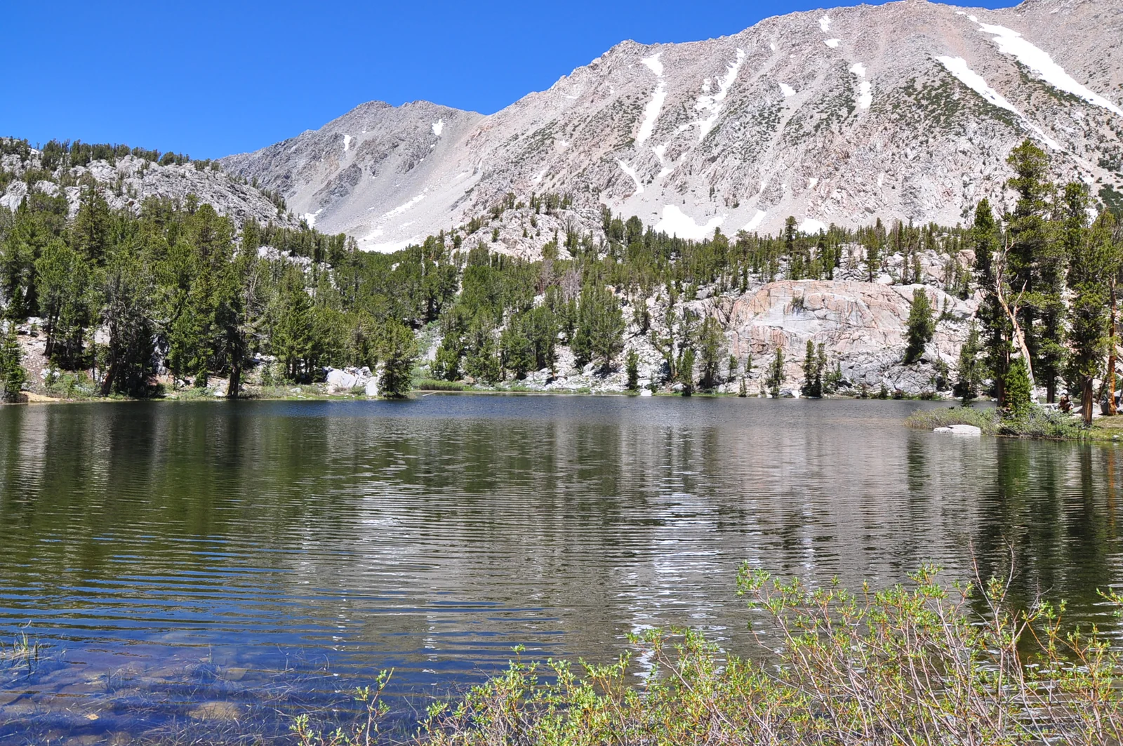 Fourth Lake in the Big Pine Creek North Fork basin