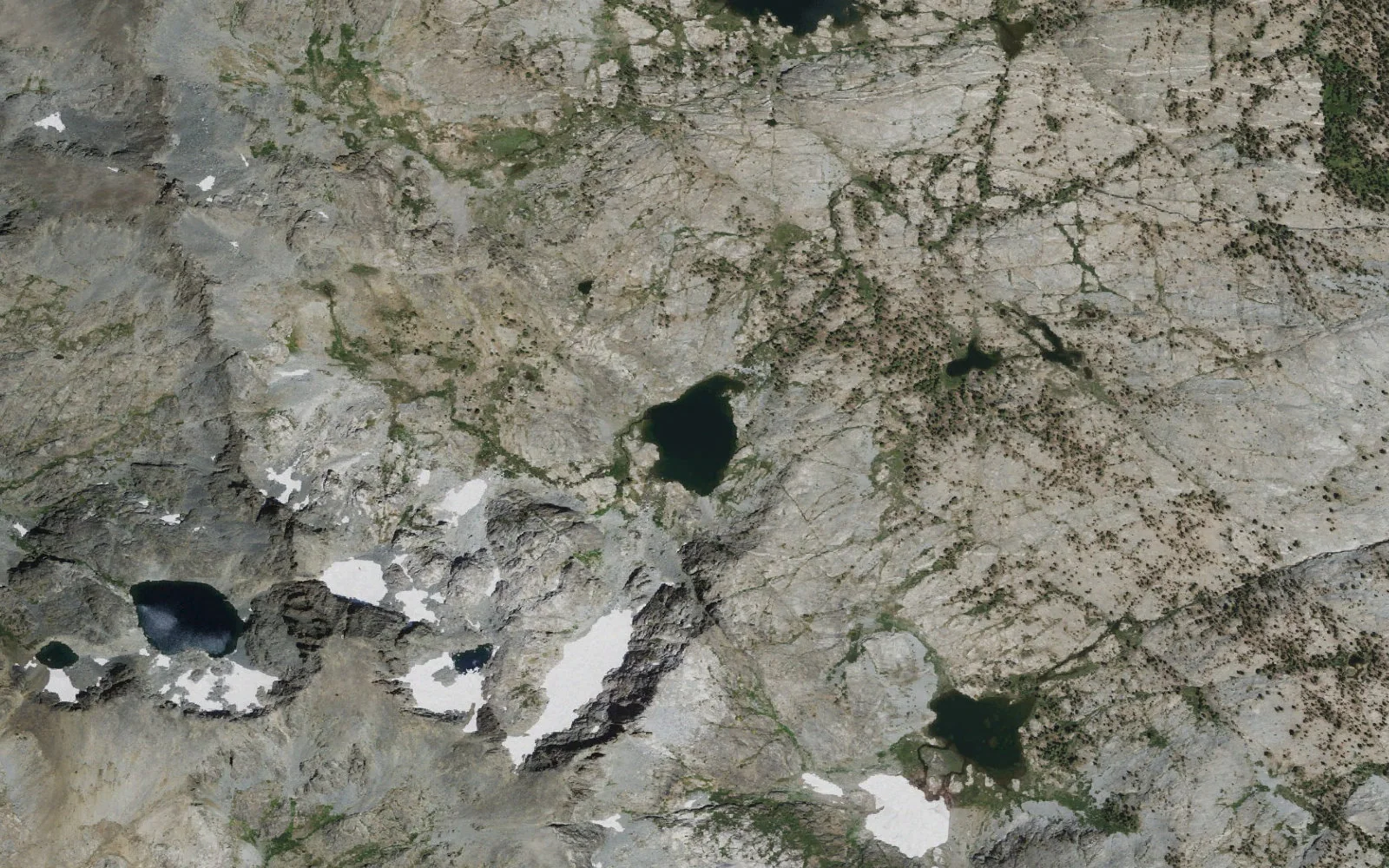 Aerial view centered on Ashley Lake