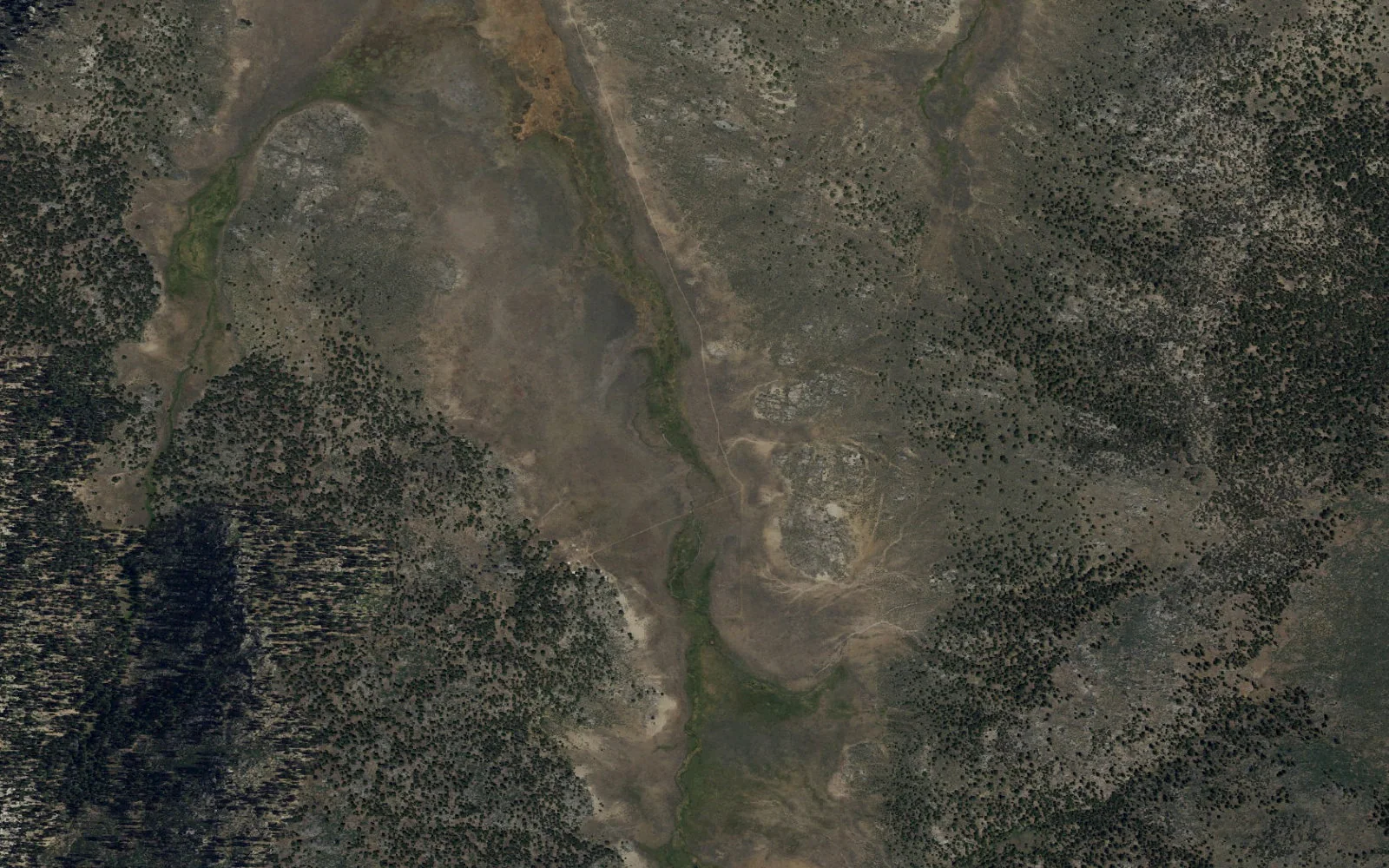 Aerial view centered on Beck Meadow
