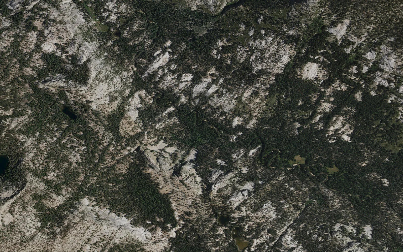 Aerial view centered on Cascade Valley